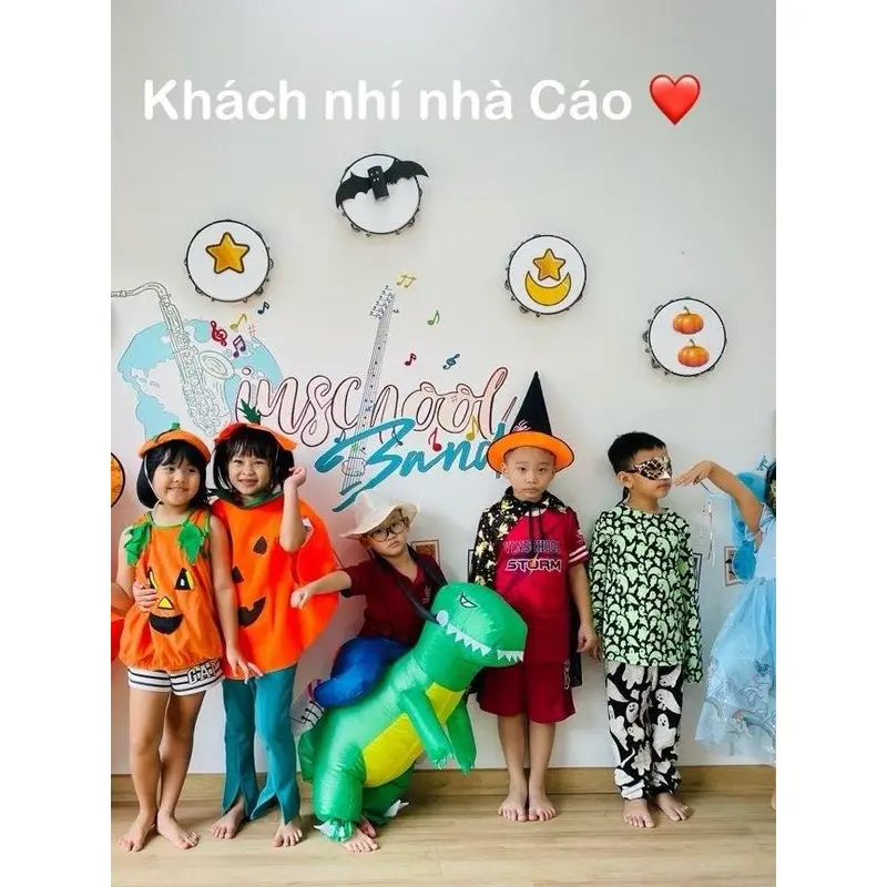 [HỎA TỐC] Trang phục hóa trang Khủng Long T-Rex cho bé trai bé gái Động vật bơm hơi Halloween 6
