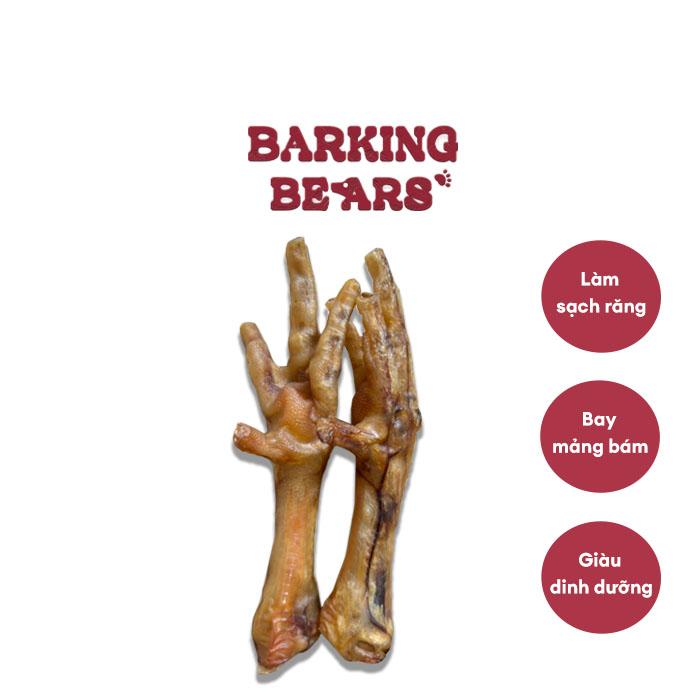 [Barking Bears] Chân Gà Sấy Giòn Giàu Đạm Dinh Dưỡng Cho Chó