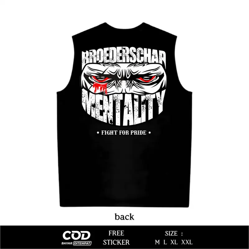 Kaos Singlet Pshw Broederschap Mentality Fight For Pride 1
