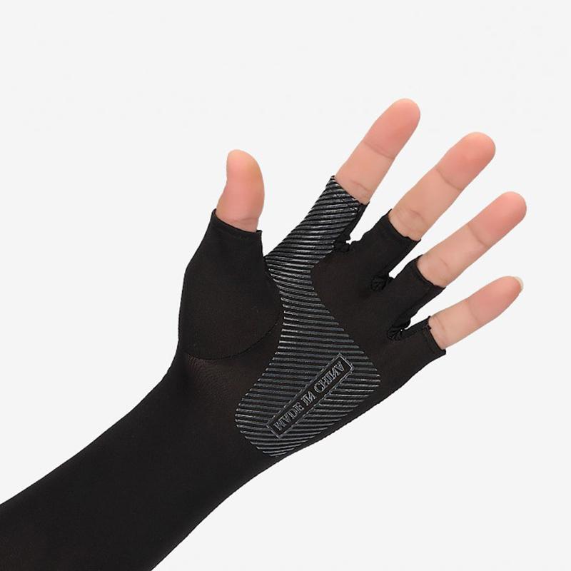 Product Introduction of Tay Áo Thể Thao, Thích Hợp Để Đạp Xe, Chạy Bộ, Câu Cá, Leo Núi, Che Cánh Tay, Chống Nắng Và Tia UV, Tay Áo Băng Ngầu Với Vòng Bít 5 Ngón Tay 16