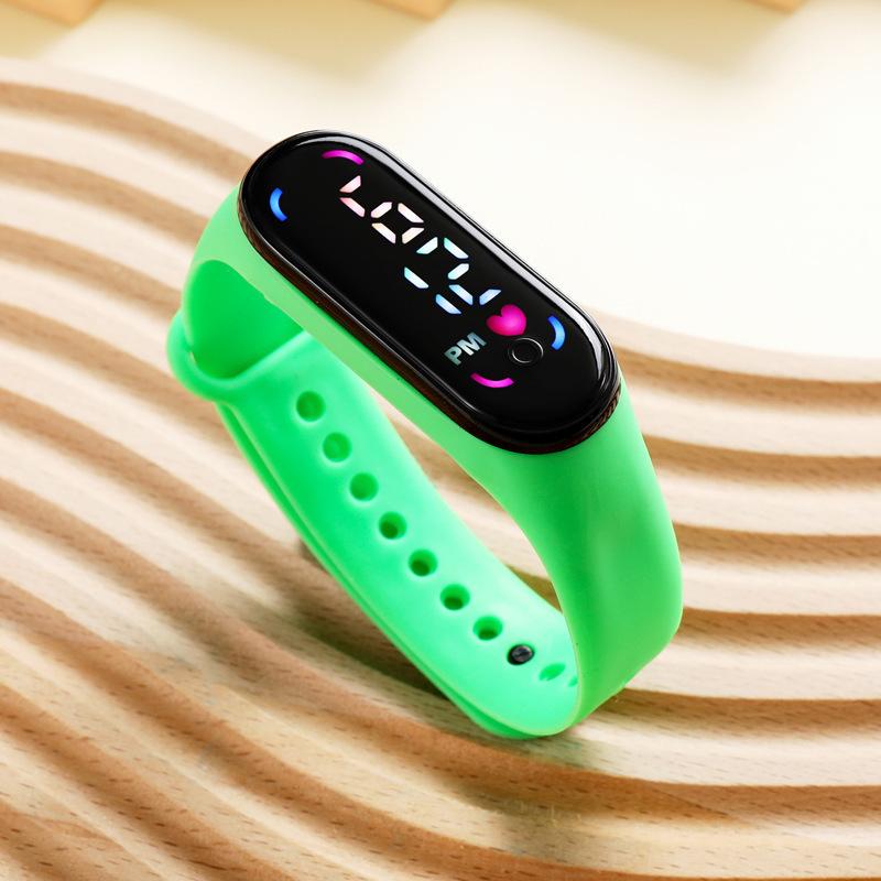 Product Introduction of Wholesale New Multi-Function Luminous Waterproof Touch Electronic Watch for Students LED Electronic Wristwatch Wholesale 13