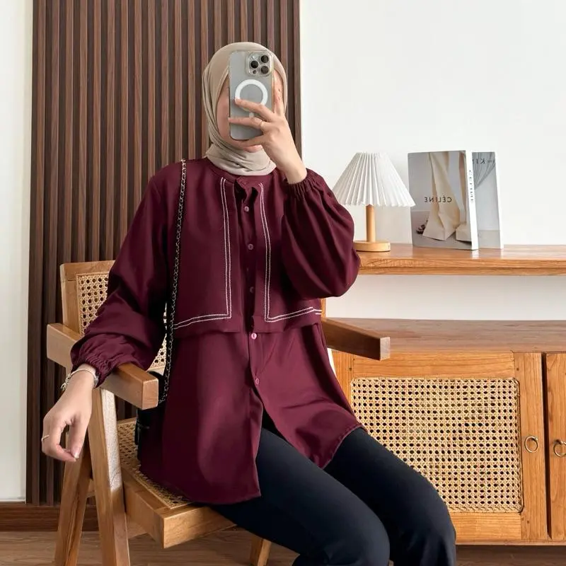 TRIANA BLOUSE shakilla layer new 0