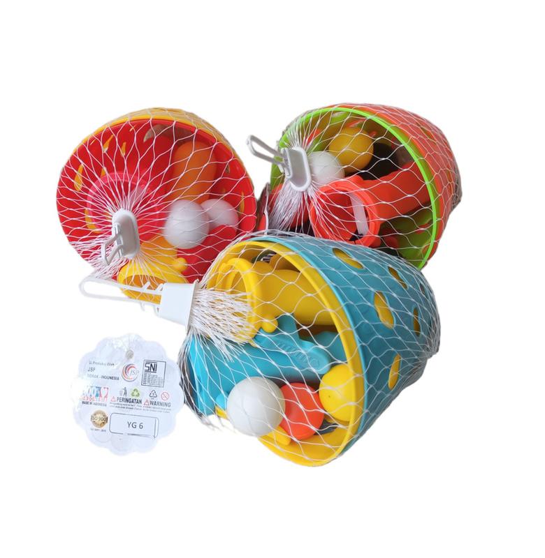 MAINAN ANAK LEMPAR TANGKAP BOLA YG6 BOLA RAKET BALL FUN GAME /family game /mainan anak /mainan murah/BALL FUN GAME THROW DAN CATCH 3
