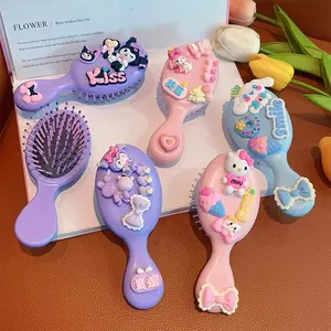SISIR RAMBUT ANAK PEREMPUAN MOTIF 3D SANRIO THE WET BRUSH ANTI KUSUT
