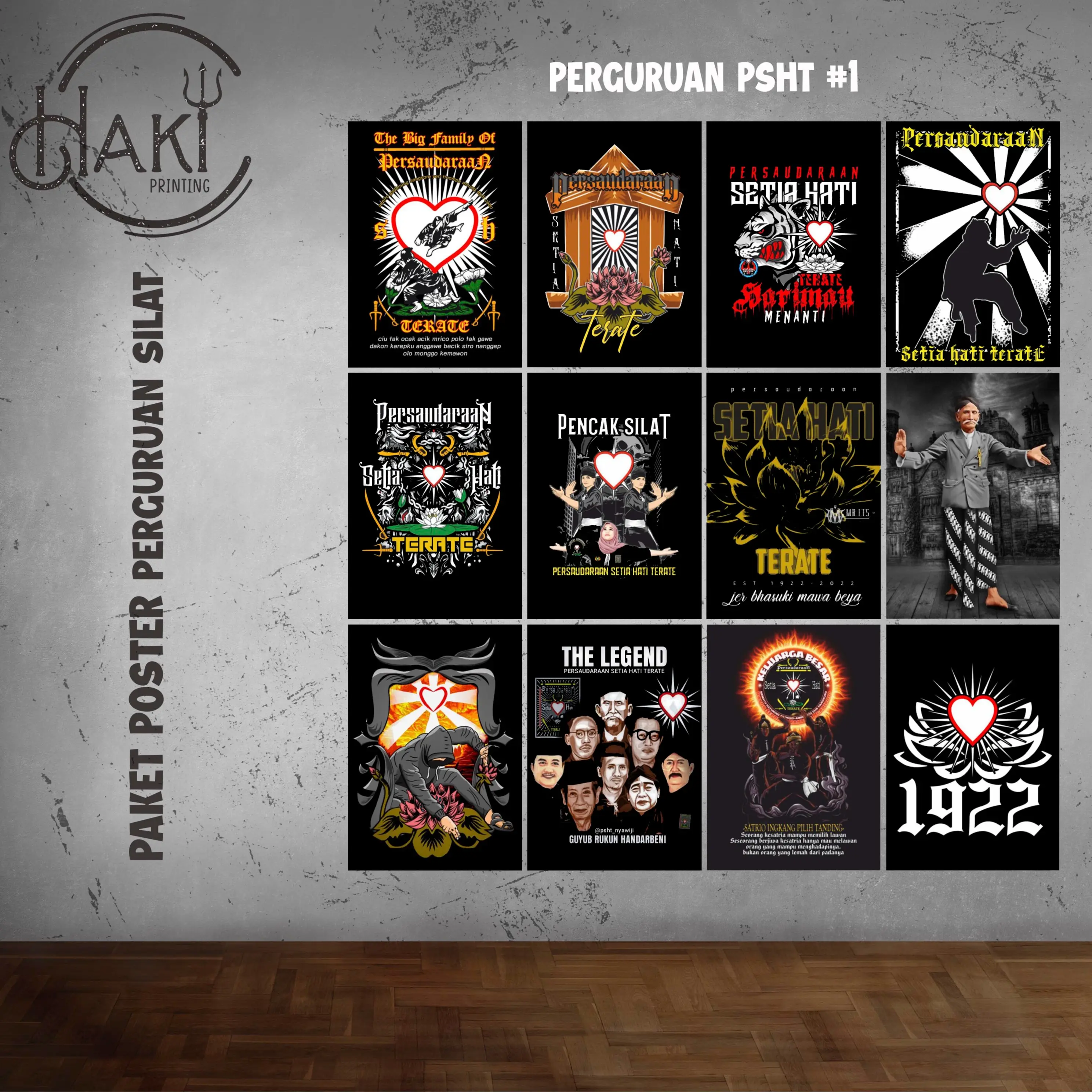 PAKET POSTER DINDING PSHT