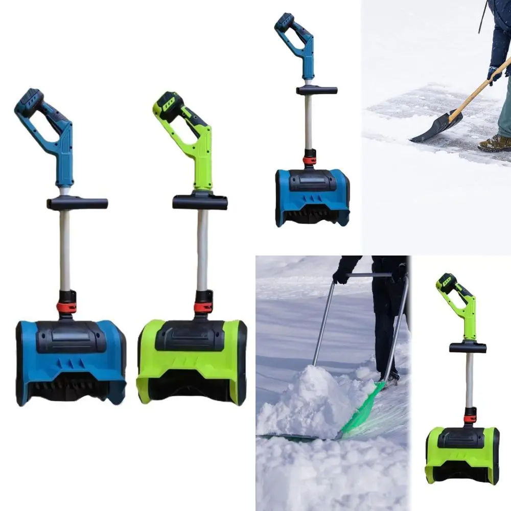 Cordless Snow Shovel 1200W Snow Blower for Pavement Road Cleaning Driveway