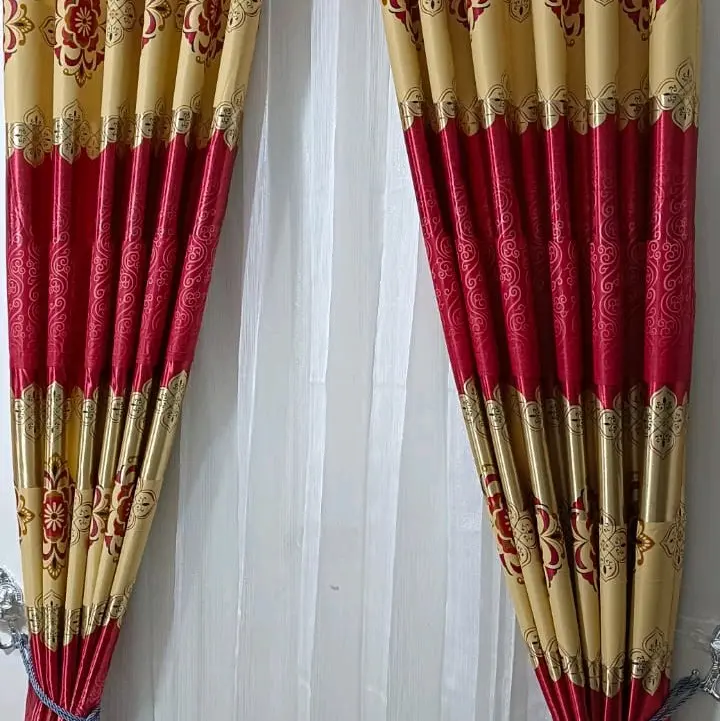 Gorden Hordeng Blackout Motif Klasik Mewah 208 5