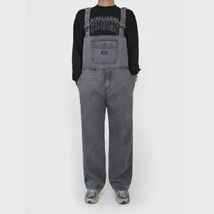 Epidemic Overall Jumpsuit Bradford Denim Grey Wash
