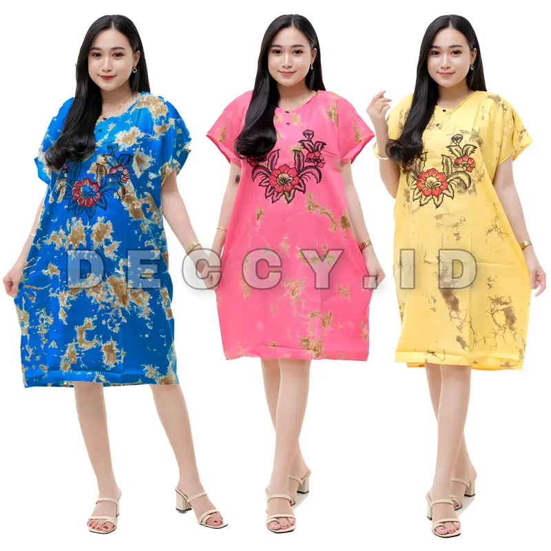 Deccy.id - daster barong bali motif bunga Panjang Wanita Rayon 2