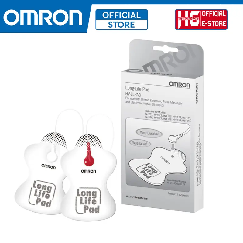 Miếng Dán Điện Cực Omron Long Life Pad Dùng Cho Các Dòng Máy Massage Trị Liệu Omron | Combo 2 Miếng, Nhập Khẩu Nhật Bản 2