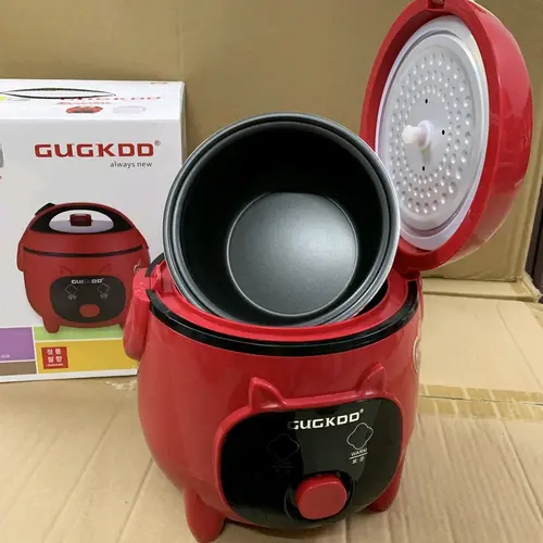 Nồi Cơm Điện Mini Cuckoo 1l GK 287 Cho 1-2 Người Ăn, Bảo Hành 12 Tháng Đồng Nấu nhanh Chức năng giữ ấm Đồng hồ hẹn giờ cài sẵn Lớp phủ chống dính