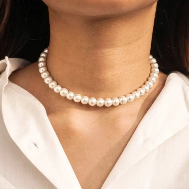 Choker Nada Pesta Senada Victory Kalung Mutiara Cantik Mewah