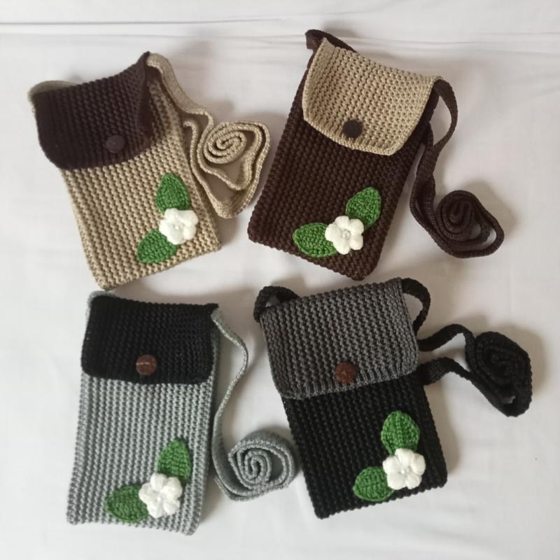 TAS SELEMPANG WANITA RAJUT MODEL TERLARIS BEST SELLER 7