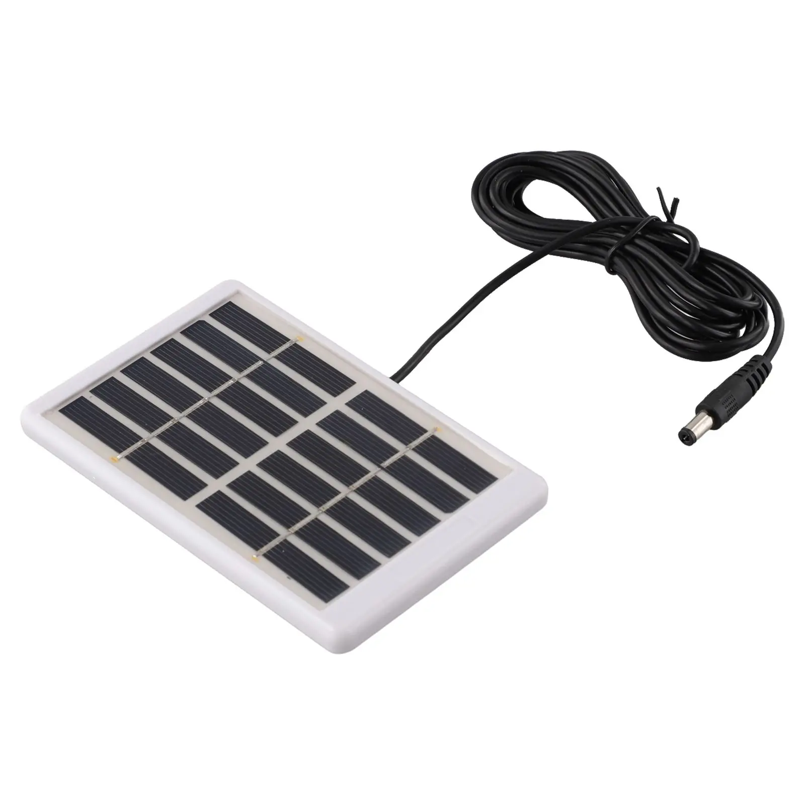 Compact Solar Panel 5W 6V Solar Panel Easy DIY Installation Efficient Charging Multiple Charging Options Polycrystalline Silicon