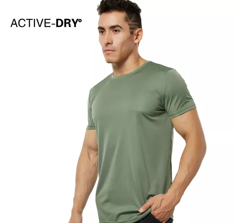 Kaos Dry Fit Active-DRY Olahraga/Running/Training/Gym/Fitness Unisex 1