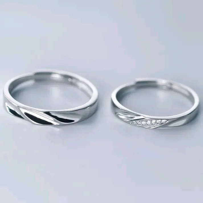 Couple Ring S925 N Pertunangan Pernikahan 1