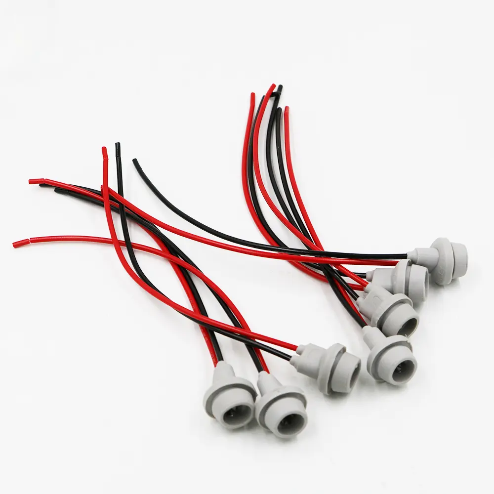 4pcs T10 Socket W5W Wedge Light Bulb Sockets Connector Holder for Car Truck Boat Motorcycle Adapter