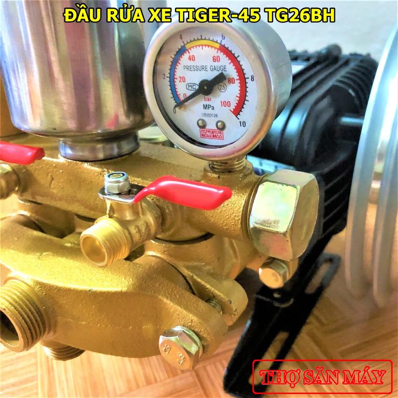 Product Introduction of ĐẦU RỬA XE CAO ÁP THÁI LAN 1HP TIGER 45 TG26BH - MÁY RỬA XE ĐẦU RỜI - BẢO HÀNH 6 THÁNG 11