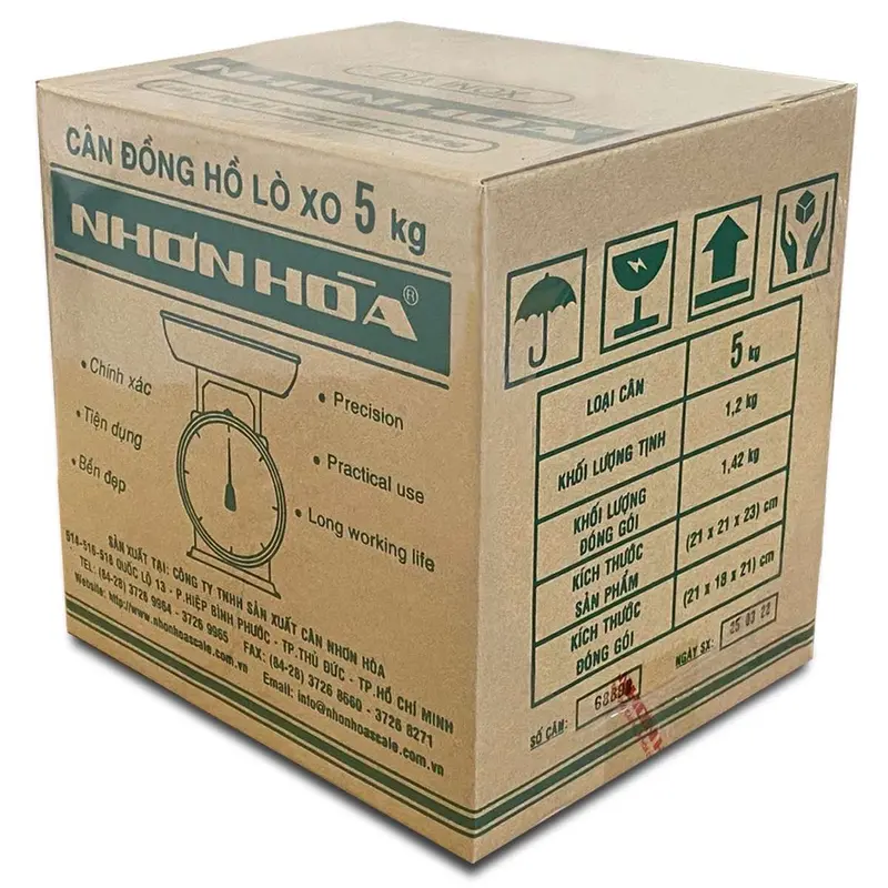 Cân đồng hồ Nhơn Hoà  2kg và 5kg đồng giá cân đĩa 2