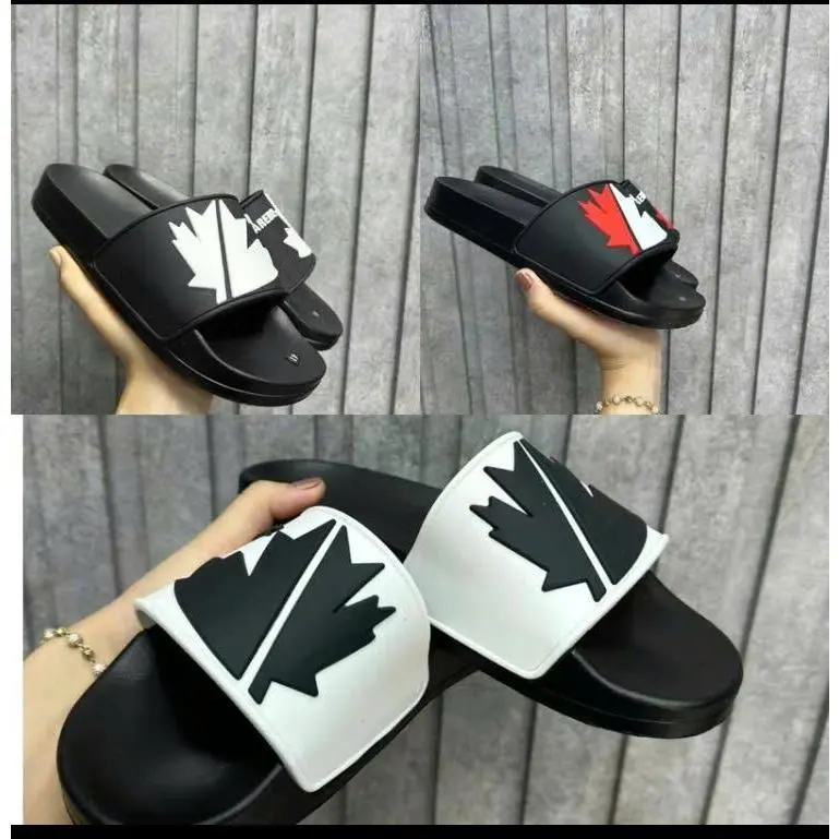 Dép Lê Nam Lá Phong Cao Cấp Quai Cao Su Đa Dạng Size - Đế Bằng - Slipper, Size 36-43 - Quai Ngang, Nhung