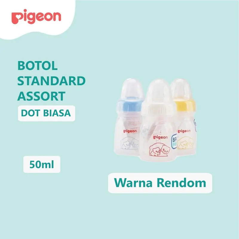 Pigeon Botol Assorted Standard / Botol Standart MM / Botol Susu Bayi 2