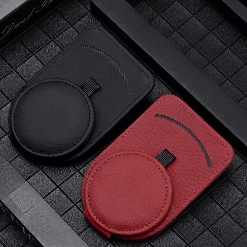 Product Introduction of Car Sun Visor Glasses Holder, Car Sun Visor Sunglasses Holder with Magnetic Clip, Universal Car Interior Accessories for Car Stowing & Tidying, Automotive 4