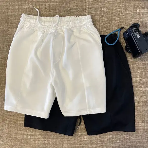 Quần Short (2) unisex nam nữ chất cotton tổ ong quần đùi Quần Lửng Có Túi