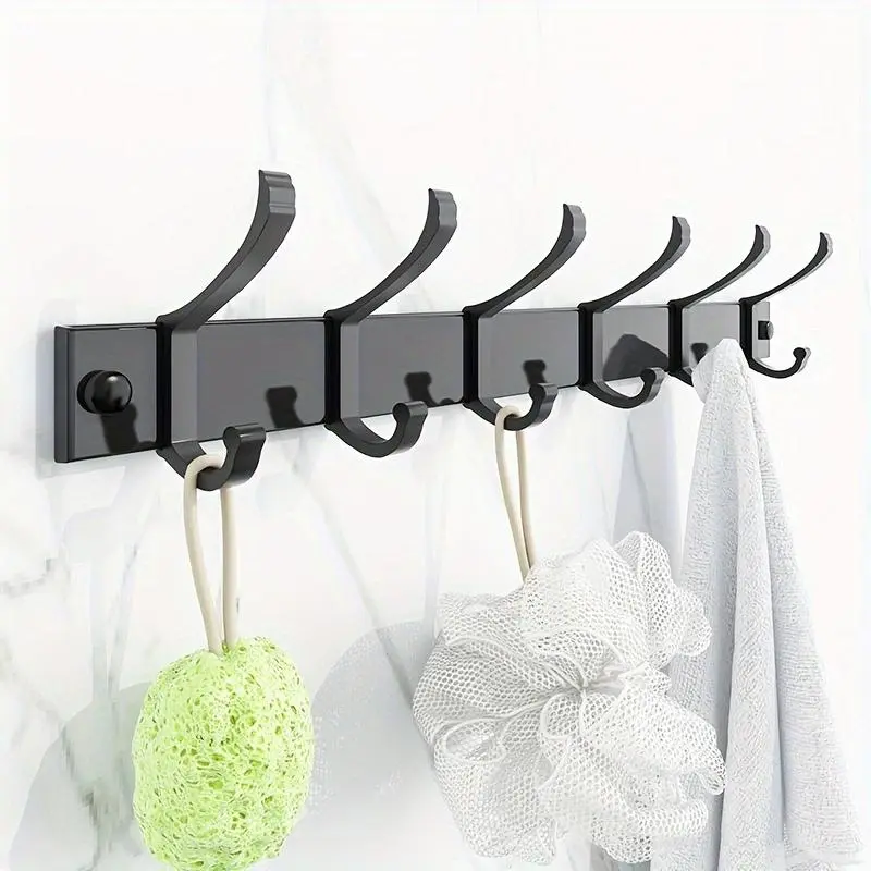 Wall Mounted Coat Hook, 1 Count Punch-free Hanging Storage Hook, Kitchen Utensil Hook, Home Organizer for Bathroom Bedroom Kitchen, Summer Gift 6