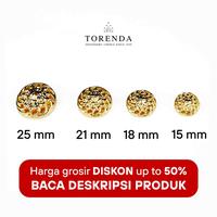 Gambar Torenda Kancing Jepang Emas Grosir Gold Button Motif Whirlwind - 25mm dari Torenda Kota Administrasi Jakarta Pusat 1 Tokopedia