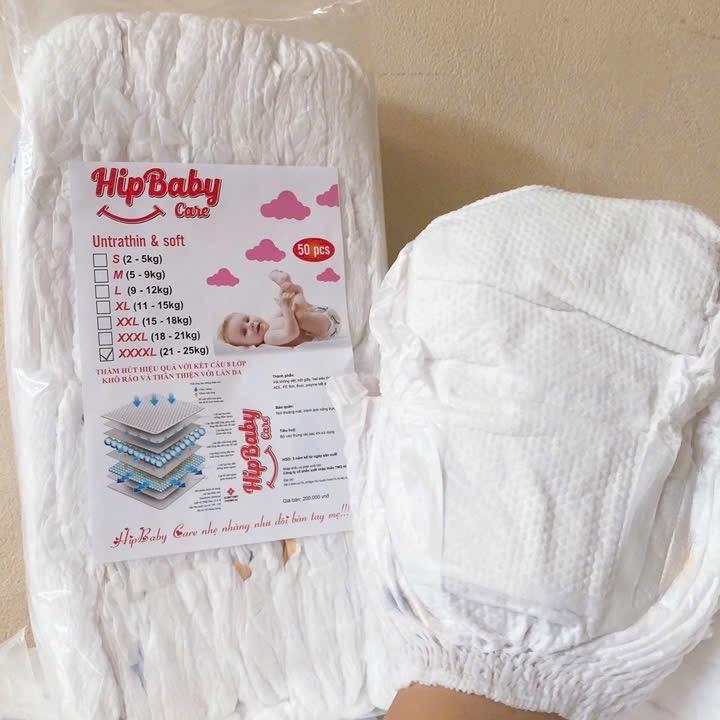 Bỉm hipbaby 100 miếng đủ size s -4xl Cho Bé Women