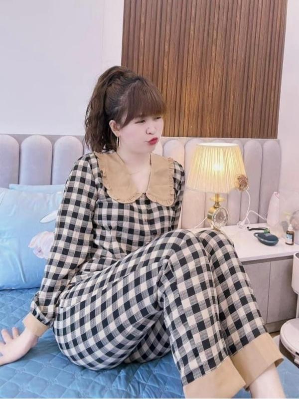 Bộ đồ Pijama mango tiểu thư caro
