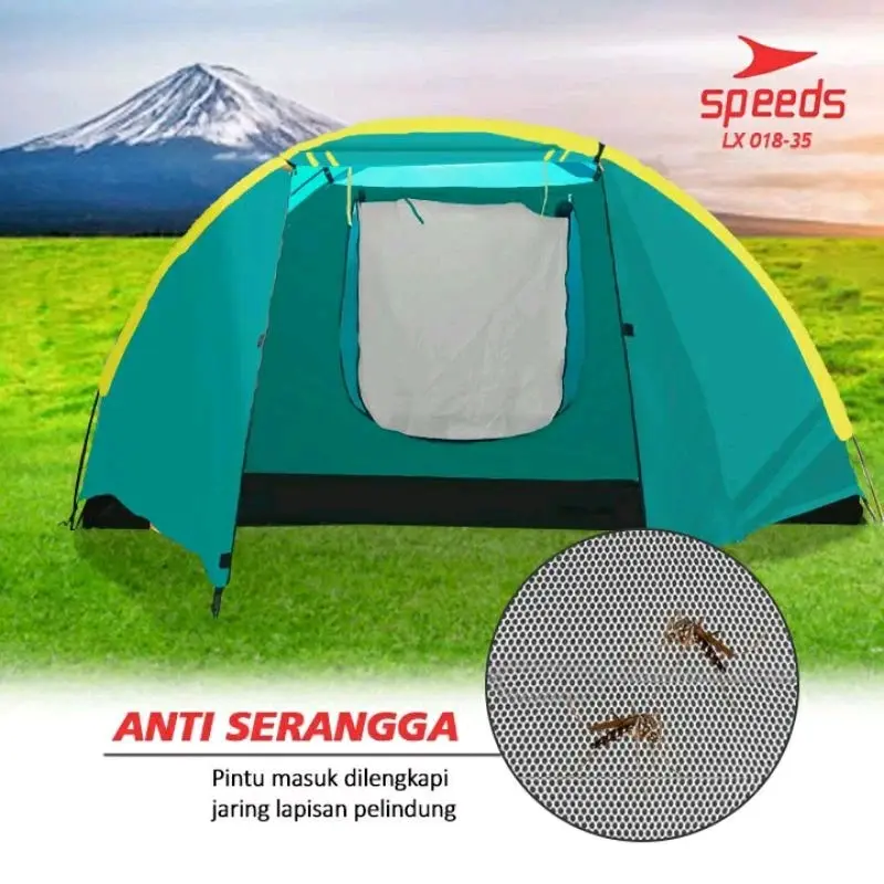 TENDA CAMPING SPEEDS LX018-35  240cm x 210cm x 135cm 7