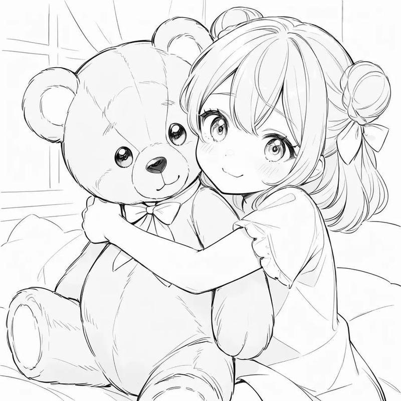 Bộ 50 Tờ Tranh Tô Màu Công Chúa Anime Chibi Cực Dễ Thương - Đồ Chơi Giấy Cô Gái Cute TM5500 Toy