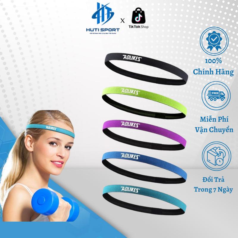 Băng Trán Thể Thao, Băng Đô Tập Gym Thể Hình Nam Nữ Chạy Bộ Tennis Headband Aolikes AL2101 Sport