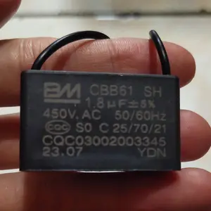 kapasitor kipas angin tornado 1.8uf