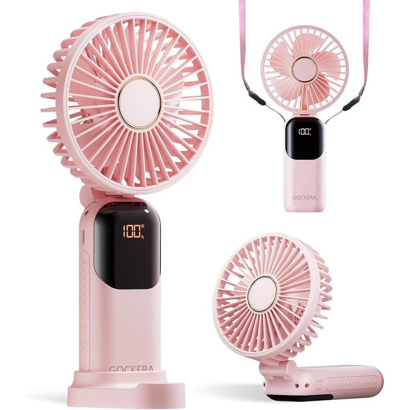 Portable Fan, 4200mAh Battery Operated Fan, 5 Speeds&Digital - TikTok Shop