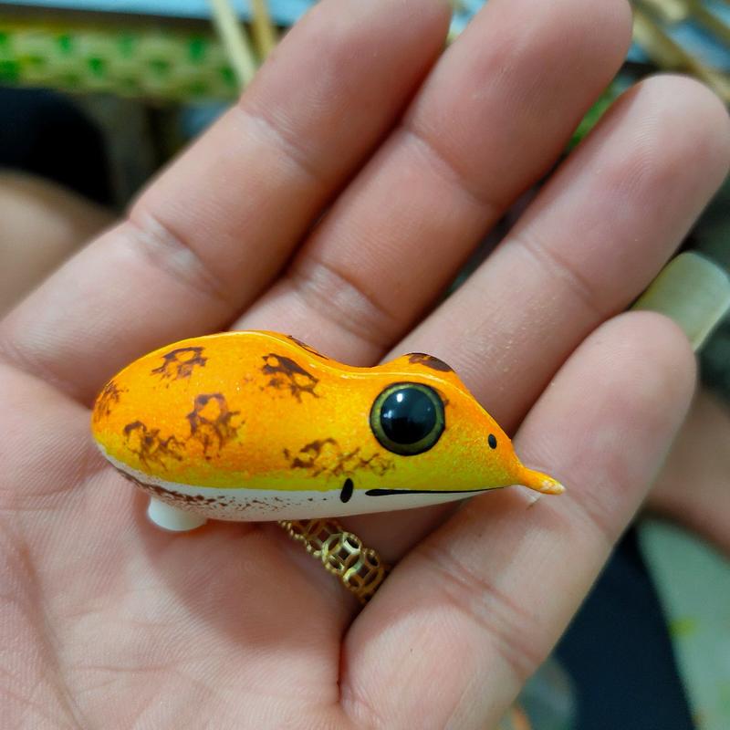 Body nhái hơi chàng hiu 4.5cm Đi Câu Câu Cá Fishing 3