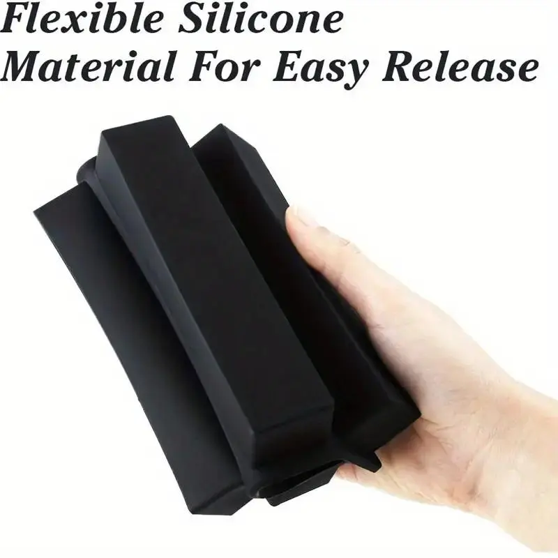 Silicone Ice Cube Tray, 2 Counts Long Stick Ice Cube Mold, Easy Release Flexible Ice Tray for Chilled Drinks & Food Preparation 4