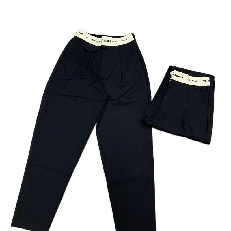 Quần baggy cạp chữ MUI MIN bigsize nữ X894 20256 Women Khuy