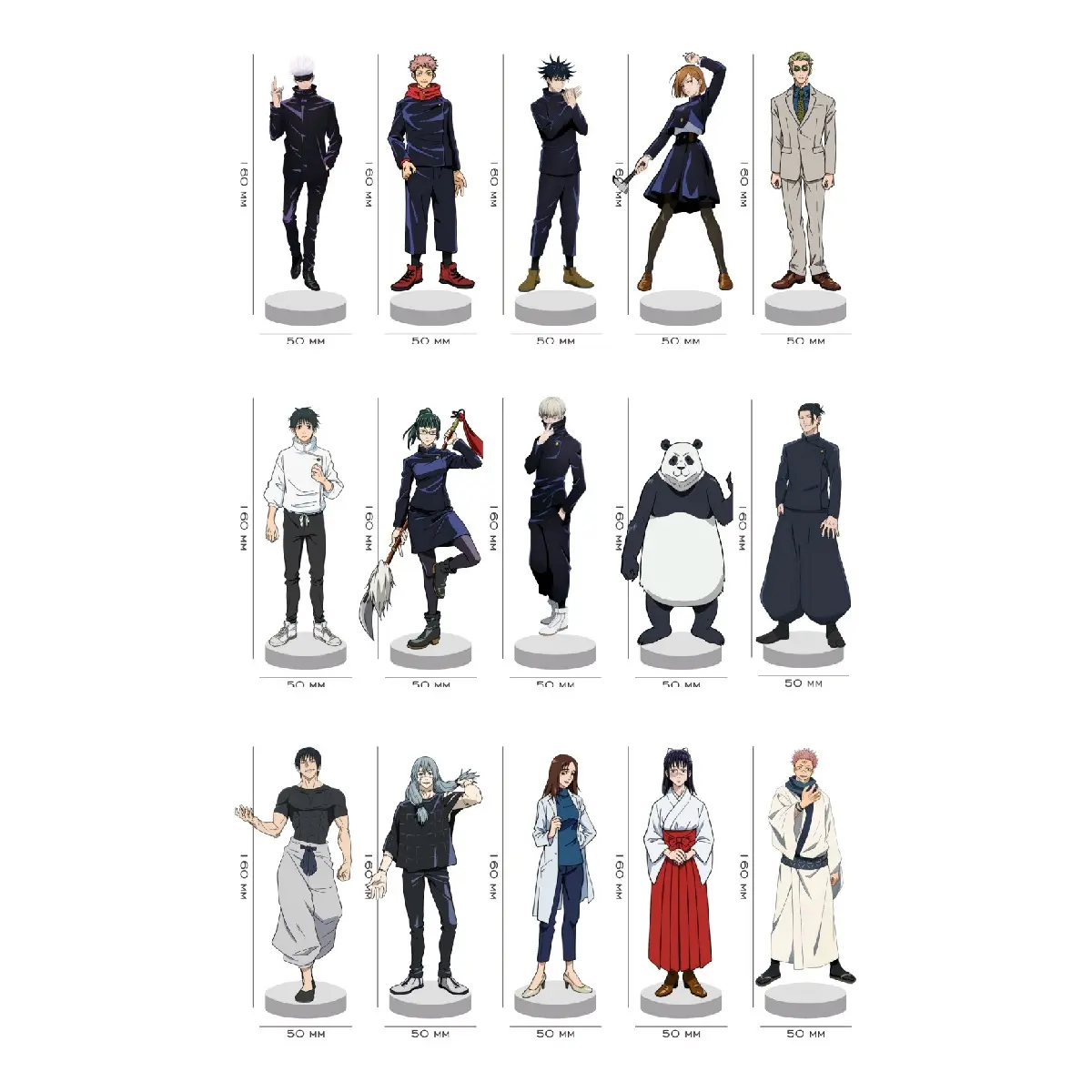 FIGURE AKRILIK ANIME JUJUTSU KAISEN