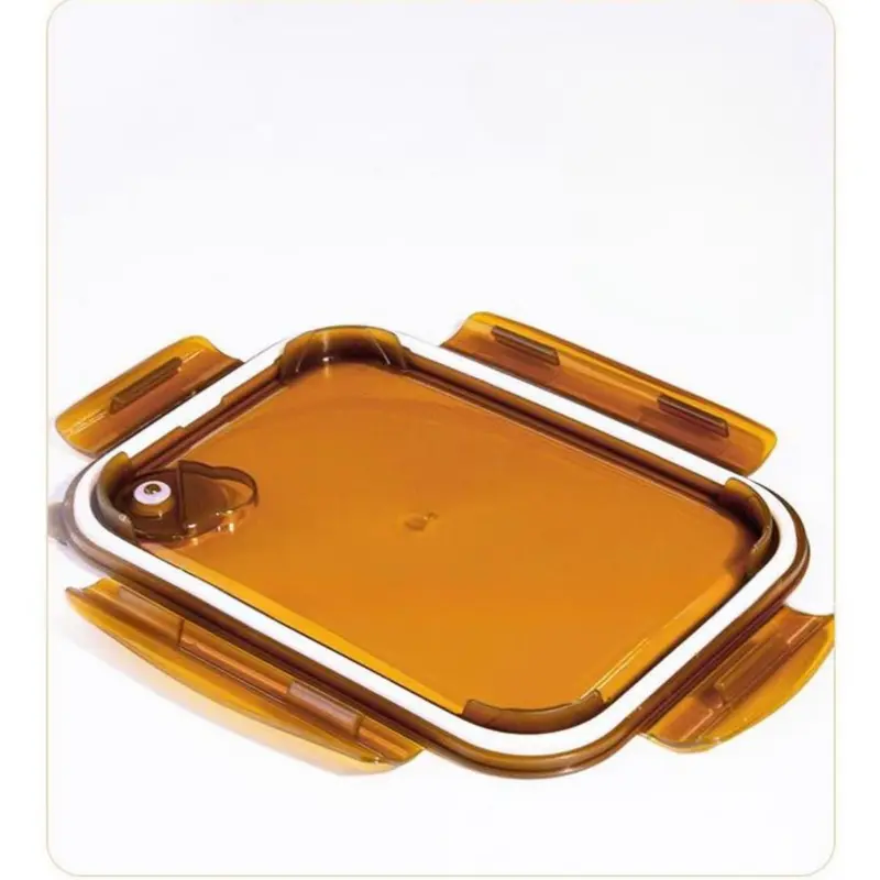Hộp Thủy Tinh Hổ Phách Nhiều Size, 1-2 Ngăn – Chống Tràn, Chịu Nhiệt, Quay Lò Vi Sóng, Sang Trọng 8