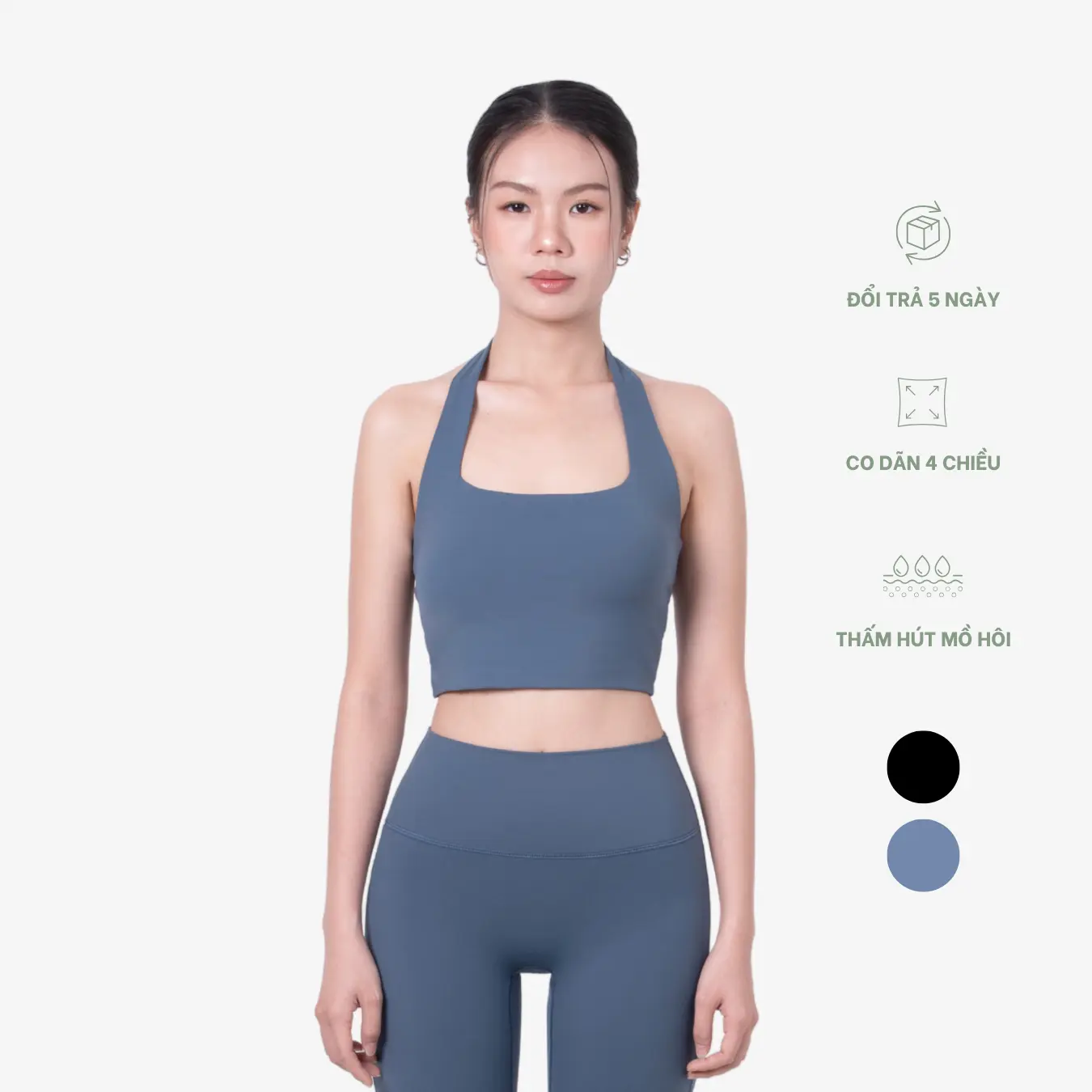 [NEW] Áo dây cổ chữ U Thể Thao - Studio Tamarind - Bra áo lót thể thao hở lưng Sport bộ quần áo thể thao Yoga