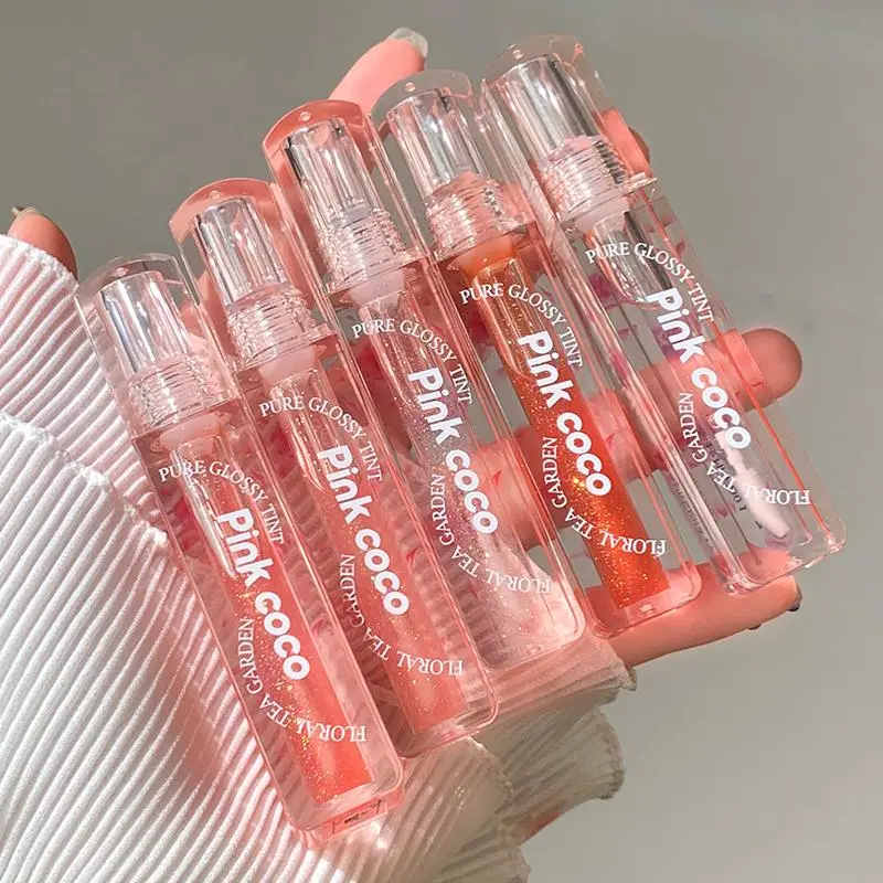 Long Lasting Lip Gloss, 1 Count Moisturizing Mirror Lip Oil, Glossy Glass Lip Glaze, Plumping Lip Stick for Girls & Women