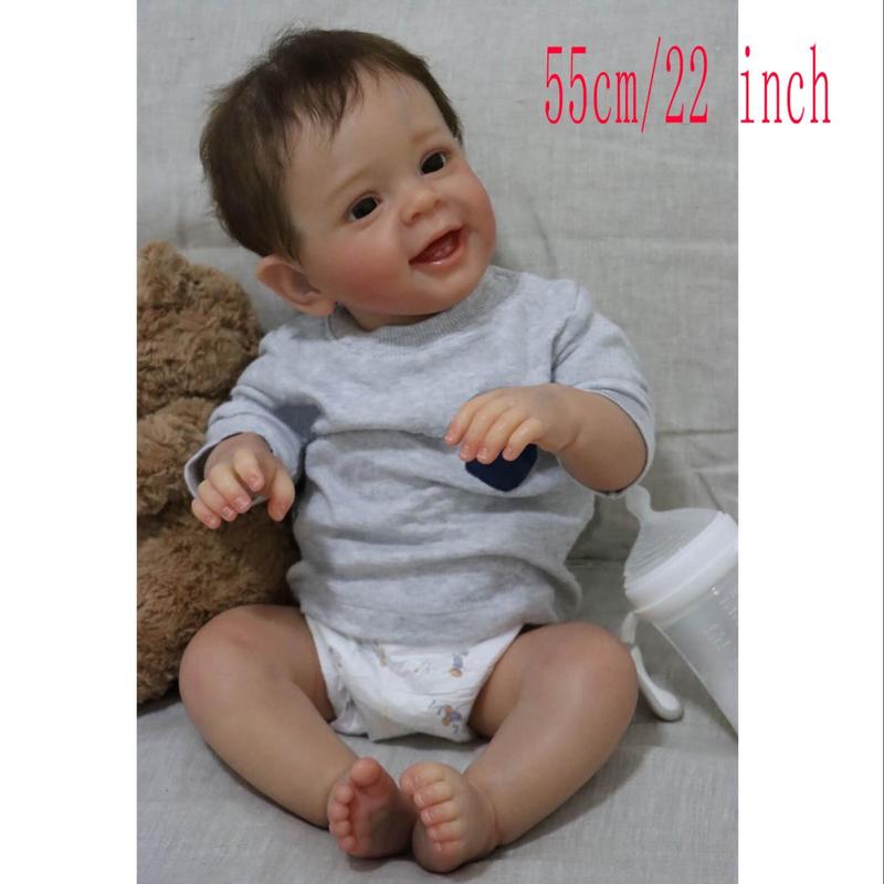 Product Introduction of Artificial Reborn Baby Doll, 1 Count Soft Touch Realistic Baby Doll, Realistic Newborn Baby Doll, Handmade Outfit Toddler Doll, Best Gift For Baby & Toddler 7