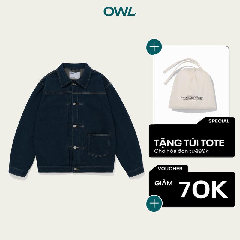 [LIVE] Áo khoác jean Owlbrand Crop