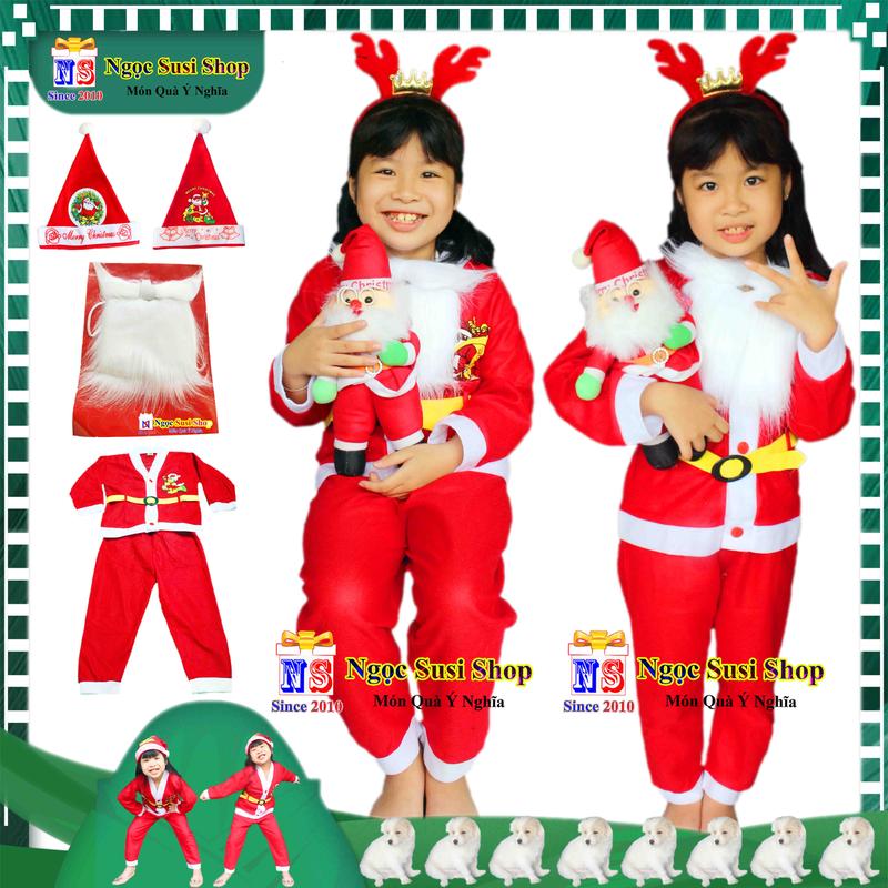Product Introduction of [TẶNG NÓN] QUẦN ÁO ÔNG GIÀ NOEL BỘ ĐỒ NOEL CHO BÉ 1 - 10 TUỔI CHẤT VẢI NỈ MỎNG GIÁ RẺ - QUẦN ÁO TRANG PHỤC NOEL GIÁNG SINH 73