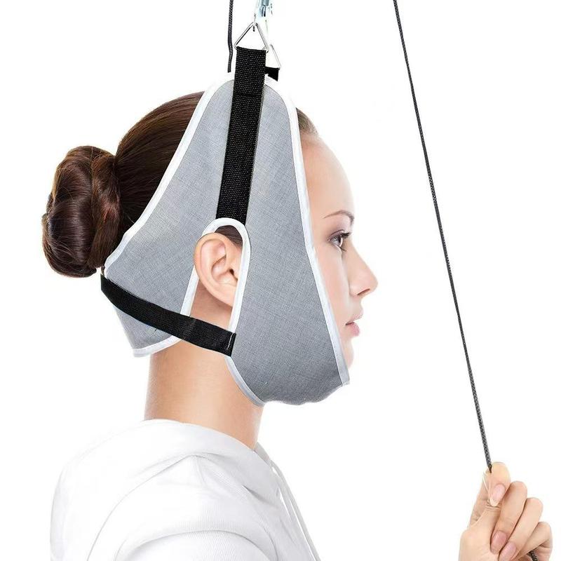 Product Introduction of Portable Door Anchor & Neck Stretcher Kit, 1 Set Adjustable Neck Stretcher Kit, Neck Muscle Relaxation Kit, Fitness Equipment for Home & Office Use 5