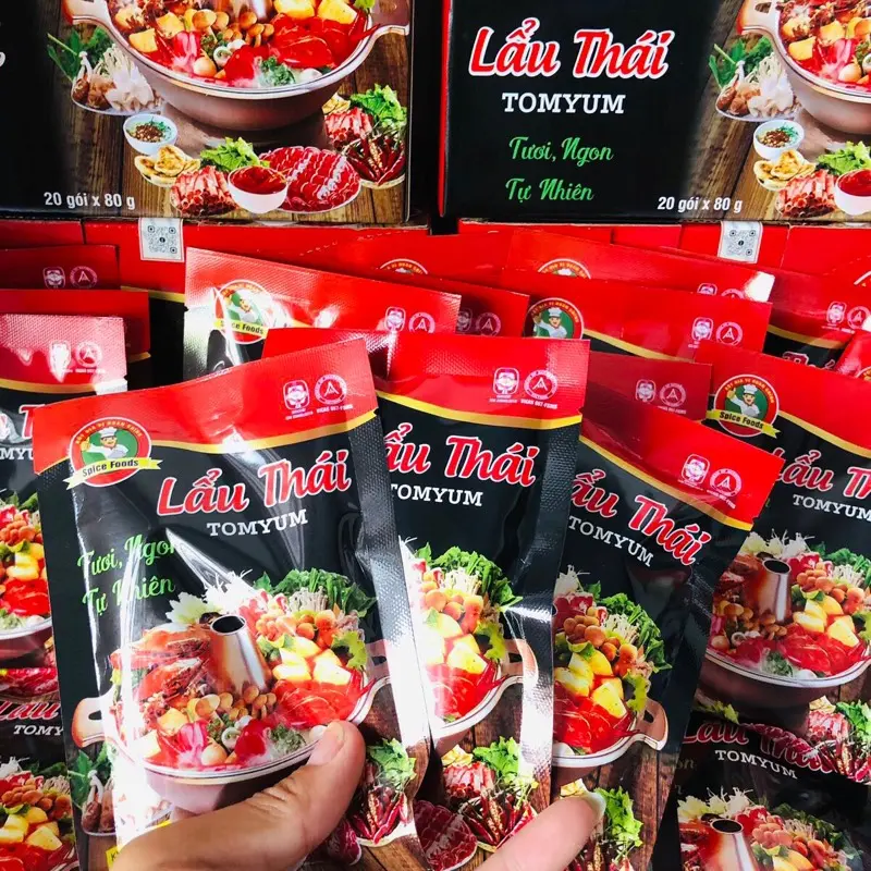 COMBO 03 GÓI LẨU THÁI(80gr/1gói) chuẩn vị không cần nêm nếm.