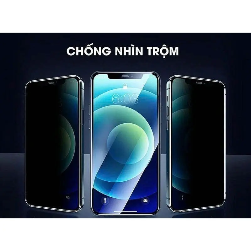 Kính cường lực iphone chống nhìn trộm kingkong 4D full màn day ip 6/7/8/7plus/x/xsmax/11/12/13/14/15/pro/promax/plus 7