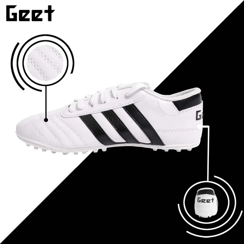 Giày 3 Sọc Geet Màu Hồng, trắng  Hồng size 36-44 (tặng kèm Tất) 3